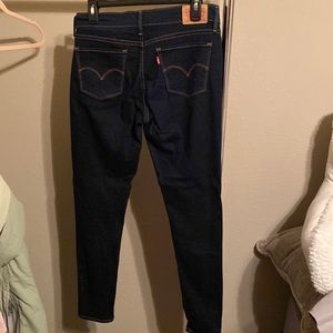 Levi’s 710 skinny jeans dark blue